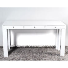 High gloss small dining table with drawer